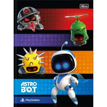 Imagem de Caderno Brochura Astro bot - Robôs - 80 Folhas - Tilibra