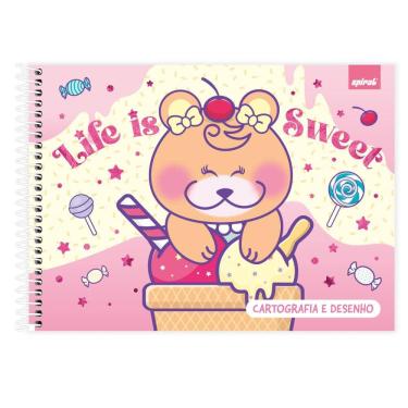 Imagem de Caderno cartografia capa dura 48fl Pop Pet 2520859 Spiral Pop pt 1 un