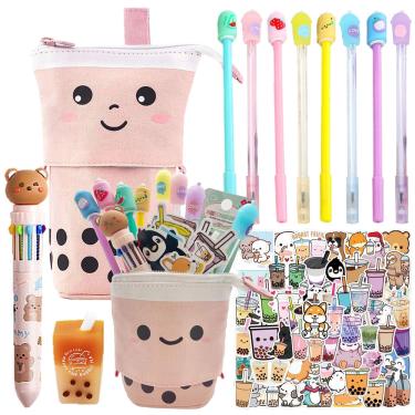 Imagem de Conjunto de papelaria Primo Lines Kawaii com caneta Boba 61