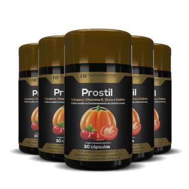 Imagem de 5X Prostil Oleo Semente De Abobora 30Caps Hf Suplementos