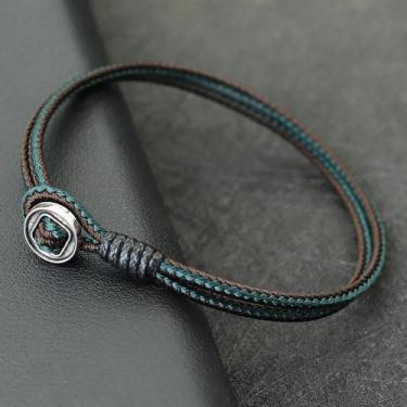 Imagem de Pulseira Masculina De Corda Fina De 3mm, Esportes Ao Ar Livre, Present