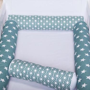 Imagem de Kit Berço Americano 4 Rolos Estrela Verde - Tropical Baby