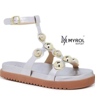 Imagem de Sandália Papete Aranha Flat Myrol Outlet-Feminino
