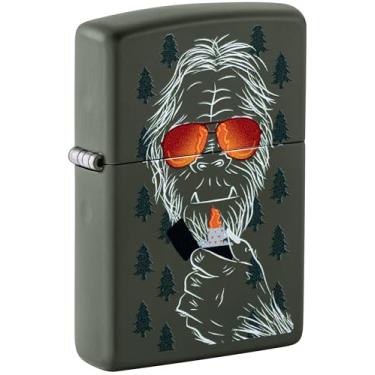 Imagem de Zippo Isqueiro de bolso Zipsquatch Design verde fosco