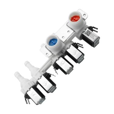 Imagem de WH23X29553 Válvula de entrada de água para lavadora compatível com GE, Hotpoint, RCA, lavadora de roupas, substitui PS12743643 AP6983554 EAP12743643 33090202 0024000126GA