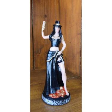 Imagem de Imagem Maria Navalha Malandra 16cm em Resina Umbanda Candomblé - Pena 