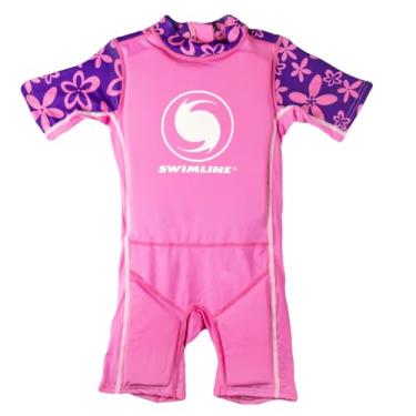 Imagem de SWIMLINE Colete de natação flutuante com zíper – Colete salva-vidas flutuante para crianças de 2 a 6 anos, médio 13,6 a 20 kg, meninas, rosa