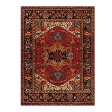 Imagem de Tapete de decoração para quarto, grosso, macio e fofo, para estudo, estilo americano retrô, para sala de estar (200x250 cm/R)