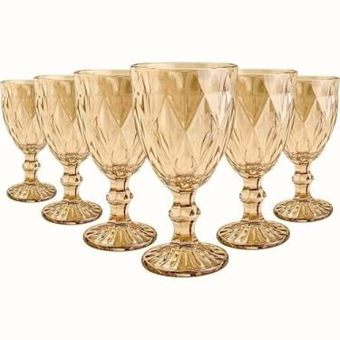 Imagem de Conjunto de 6 Copos 340ml Diamante âMbar(12 Taças)