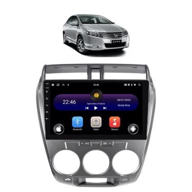 Imagem de Kit Multimídia City 2009 10 11 12 13 14 Ar Analogico 9 Pol Android Carplay QuadCore 2/64GB - Autovex