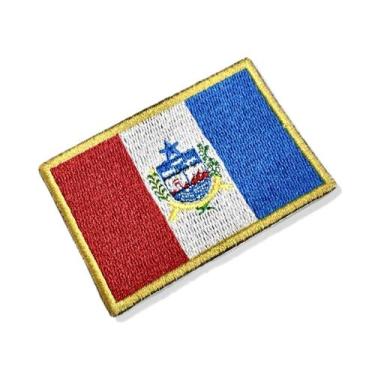 Imagem de BE0398-001 Bandeira Alagoas Patch Bordado 7,5x5,0cm - BR44