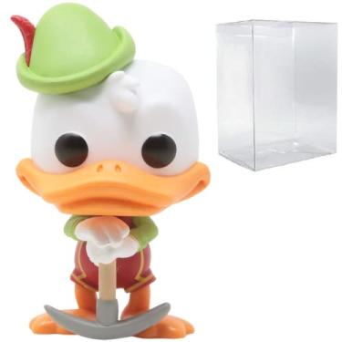 Imagem de Disney 65º – boneco de vinil Matterhorn Bobsleds Pato Donald em Lederhosen Funko Pop! (embalado com capa protetora de caixa pop)