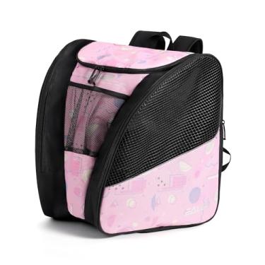 Imagem de EALER Mochila Para Patins No Gelo Sbh202, Bolsa Botas De Esqui E Em Linha - Equipamento Proteção À Prova D'Água Grande Capacidade
