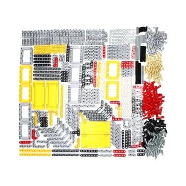 Imagem de Liftarm Studless Beam Axle Connector Panel Pneus De Carro Conjunto De 