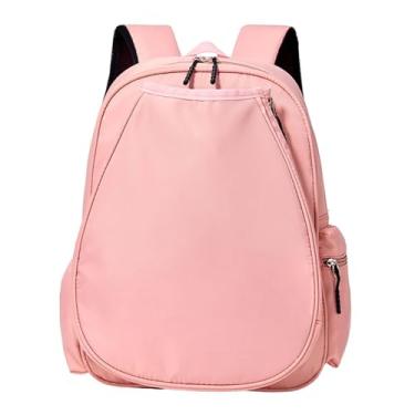 Imagem de Vaveren Mochila de tênis e badminton para mulheres e homens, alça ajustável, bolsa esportiva multifuncional para atividades ao ar livre com compartimento para, Rosa