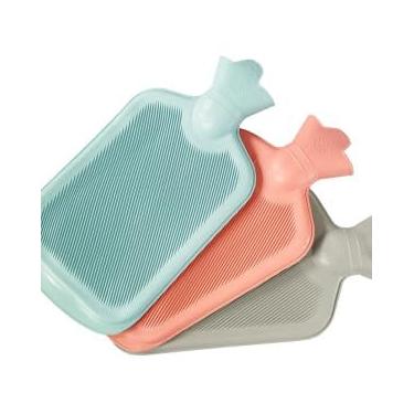 Imagem de Bolsa Térmica para Água Quente e Fria, 2 Litros, 35 x 19 cm, Material Emborrachado, Branco