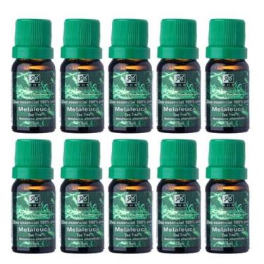 Imagem de Kit 10 Óleo Melaleuca Tea Tree 10Ml E  1 Óleo Copaíba - RHR