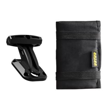 Imagem de Daconovo Bicicleta de liberação rápida sob o assento do assento saco de rolo de ferramentas de sela de bicicleta com montagem de sela