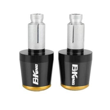 Imagem de Extremidades das manoplas do guidão da motocicleta, tampas das extremidades das manoplas, acessórios deslizantes de peso para Suzuki B-King ABS BKING 2008 2009 2010 2011 2012