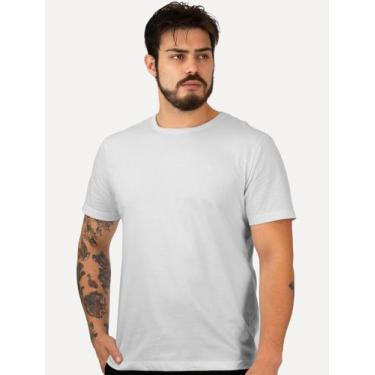 Imagem de Camiseta Individual Masculina Slim Light Logo Branca, S/P