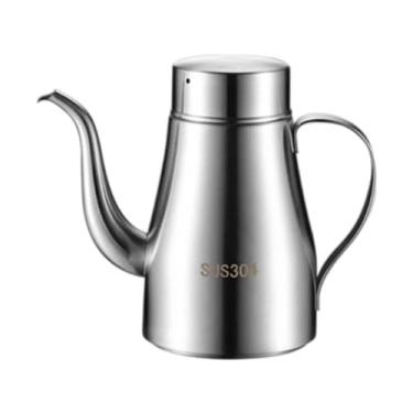 Imagem de Ioensy Pote de óleo de cozinha, grande capacidade, à prova de vazamentos, garrafa de óleo multiuso, utensílios de cozinha para churrasco e acampamento, 1400ml