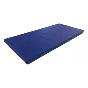 Imagem de Colchonete Solteiro Alojamento 1,90 X 60 X 5 Cm Impermeável(AZUL)