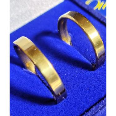 Imagem de Alianças Par Ouro 18 Kilates 6 mm Peso 10 Gramas - Alianças Ouro 18 Ki