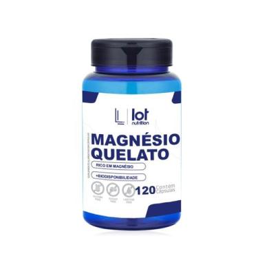Imagem de Magnésio 450mg 120 cápsulas Cãibras Sistema Nervoso Ossos Fortes - LOT