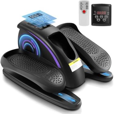 Imagem de ANCHEER Máquina Elíptica Sob A Mesa, Exercitador De Pedal Elétrico Sentado, Mini Máquinas Elípticas Para Idosos, Monitor Lcd, Controle Remoto, Exercitador De Pernas Para Casa (Treinamento Roxo)