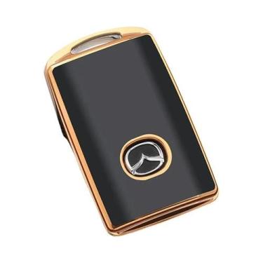 Imagem de Mazda Tpu Capa De Chave De Carro Protetor Fob Acessórios Sem Chave Par
