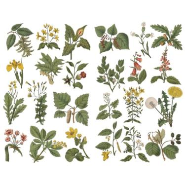 Imagem de Verde jardim planta estética pré-cortada bonito estético diário viagem papel diário adesivos scrapbooking papelaria adesivo flocos suprimentos de arte (PK968)