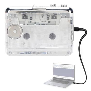 Imagem de Dpofirs Portátil Cassette Player Com MP3 Converter, Stereo Sound Recorder, Auto Rewind, 3.5mm Auscultadores Incluídos, Bateria ou DC Alimentado para o Exercício de Limpeza Camping
