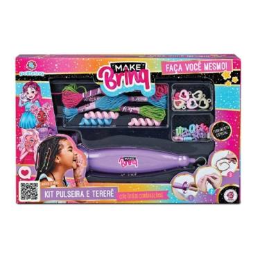 Imagem de Kit Pulseira E Tererê Infantil Faça Você Mesmo - Polibrinq