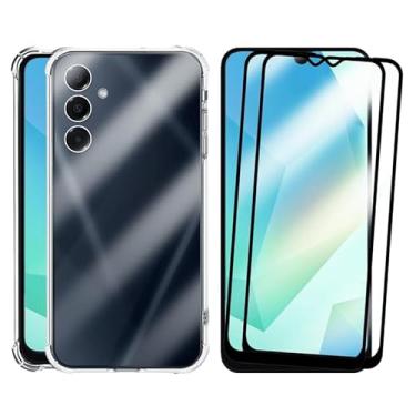 Imagem de Kit Capa Capinha Case + 2 Películas de Vidro 3d Para Samsung Galaxy A16
