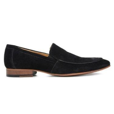 Imagem de Sapato Social Preto Camurca Premium 58854-Masculino