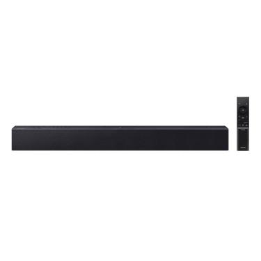 Imagem de Soundbar Samsung HW-B400F, com 2.0 canais, Bluetooth, Subwoofer integrado e HDMI ARC