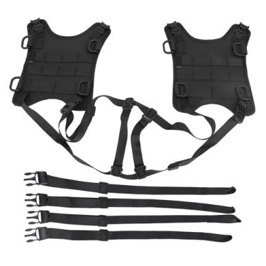 Imagem de Akozon Saco de Sela Lateral Com Tecido de Malha 500D, Base de Montagem de Bolsa de Combustível e Posição Reservada, Suporte de Montagem do Saco Lateral do Tanque e Saco de Tanque