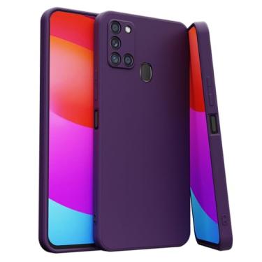 Imagem de Capa Case Compatível Sannsung Galaxy M31 Silicone Aveludada [ROXO DARK]