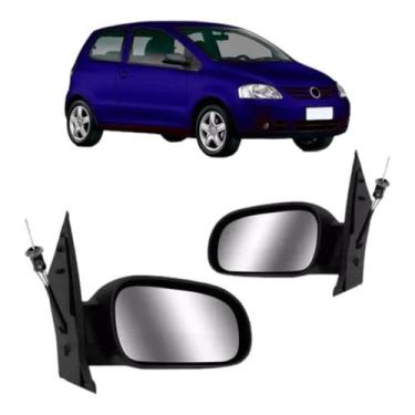 Imagem de Retrovisor Fox Crossfox Spacefox 2003 a 2010 Com Controle - RETROVEX, 