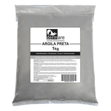 Imagem de Argila Preta 1Kg Dermare Dermocosméticos