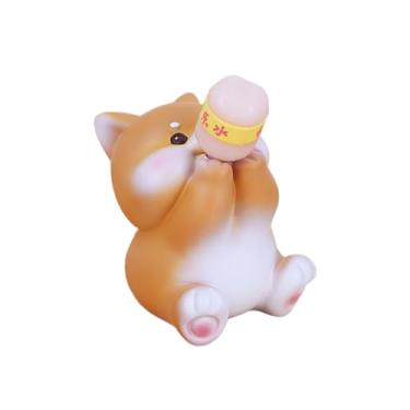 Imagem de Decorações fofas de painel de coca bebendo, ornamento engraçado de cachorro panda de porco acessórios de carro, acessórios de painel interno, decoração exclusiva de painel de carro para homens