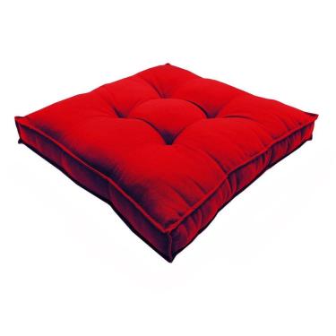 Imagem de Almofada Futon Decoração 70X70 Cm Vermelho