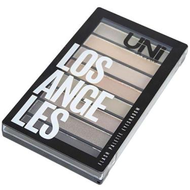 Imagem de Paleta Sombras 8Cores Uni Makeup Vegas L.Angeles S.Francisco