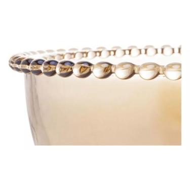 Imagem de Saladeira Cristal Pearl Âmbar 21x12cm - Wolff