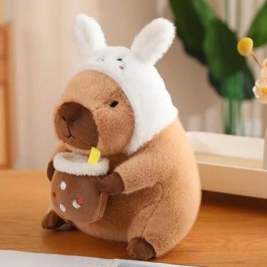Imagem de Capivara de Pelúcia - Brinquedo de Simulação com Design de Unicórnio e