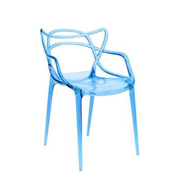 Imagem de Cadeira Allegra Em Policarbonato - Azul - shopshop