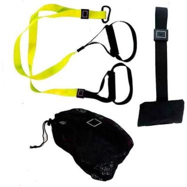 Imagem de Fita De Suspensão Treinamento Suspenso Treino Funcional Amarelo - MARK