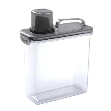 Imagem de Dispenser Multiuso C/ Bico Dosador Trava Mais Cristal Cereais Lavander