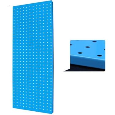 Imagem de Painel De Pegboard De Metal Garagem, Pegboard Montado Na Parede E Organizador De Ferramentas De Prateleira Para Oficina De Garagem De Galpão De Escritório Em Casa, Sistema De Monta, Blue