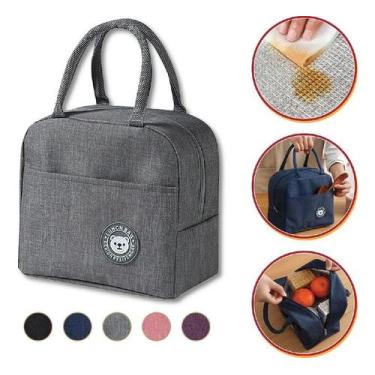 Imagem de Bolsa Sacola Impermeavel Térmica Lancheira Marmita Academia Fitness E 
